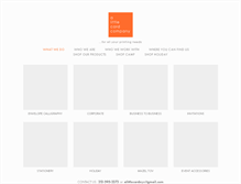 Tablet Screenshot of alittlecardco.com